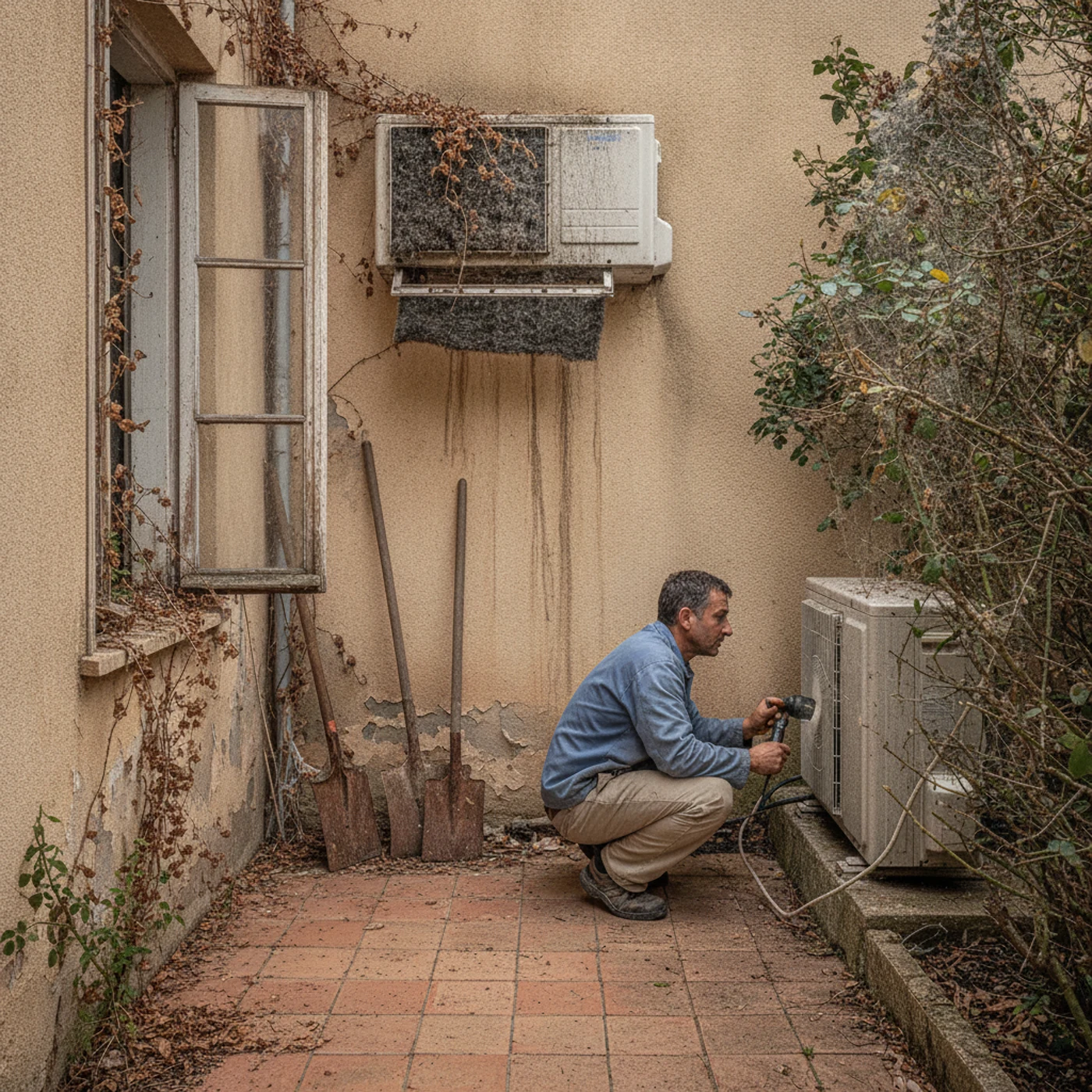 Après entretien, climatisation nettoyée et contrôlée à Manduel