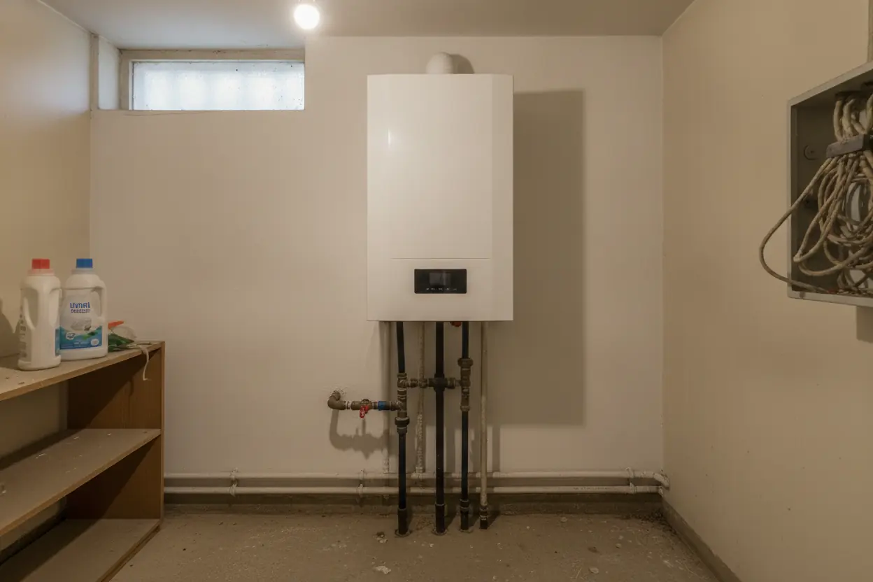 Pompe à chaleur air-eau installée en remplacement de la chaudière à Marguerittes