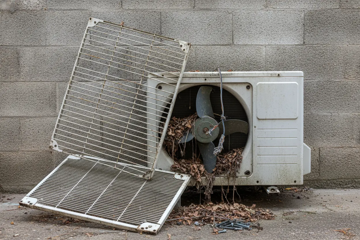 Avant : pièces de vie sans climatisation avant installation multisplit à Nîmes