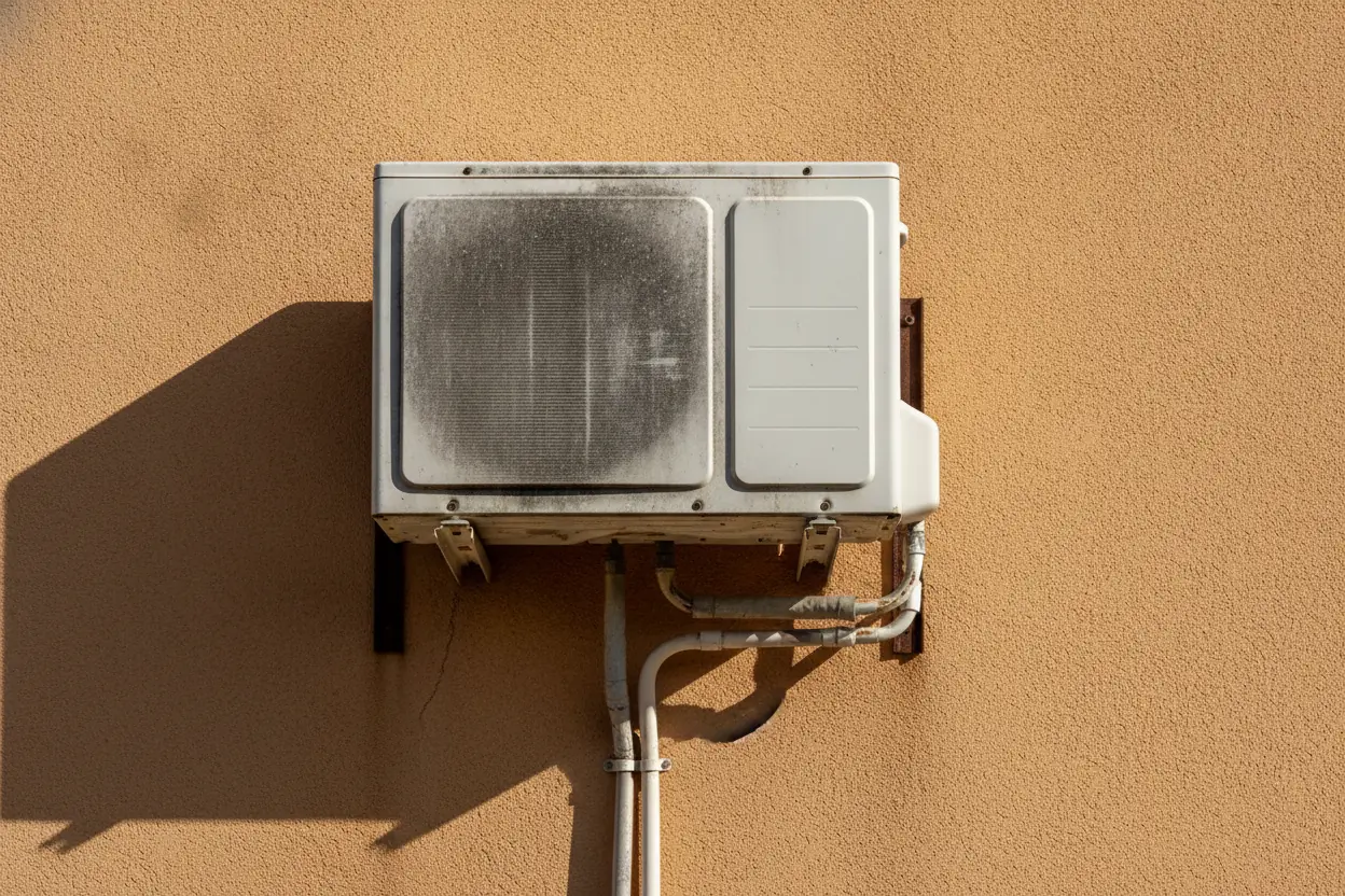 Avant pose de climatisation dans un pavillon à Caissargues