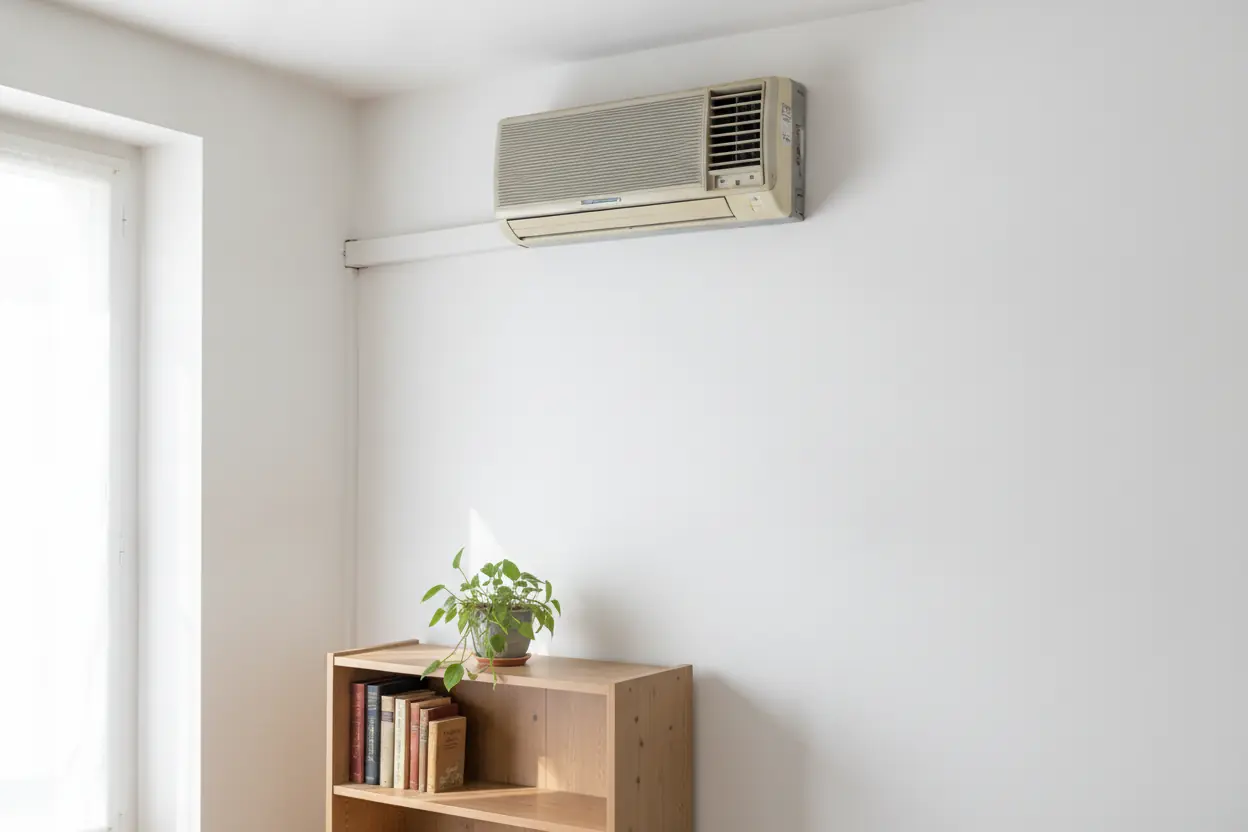 Avant pose de climatisation dans une maison à Caveirac